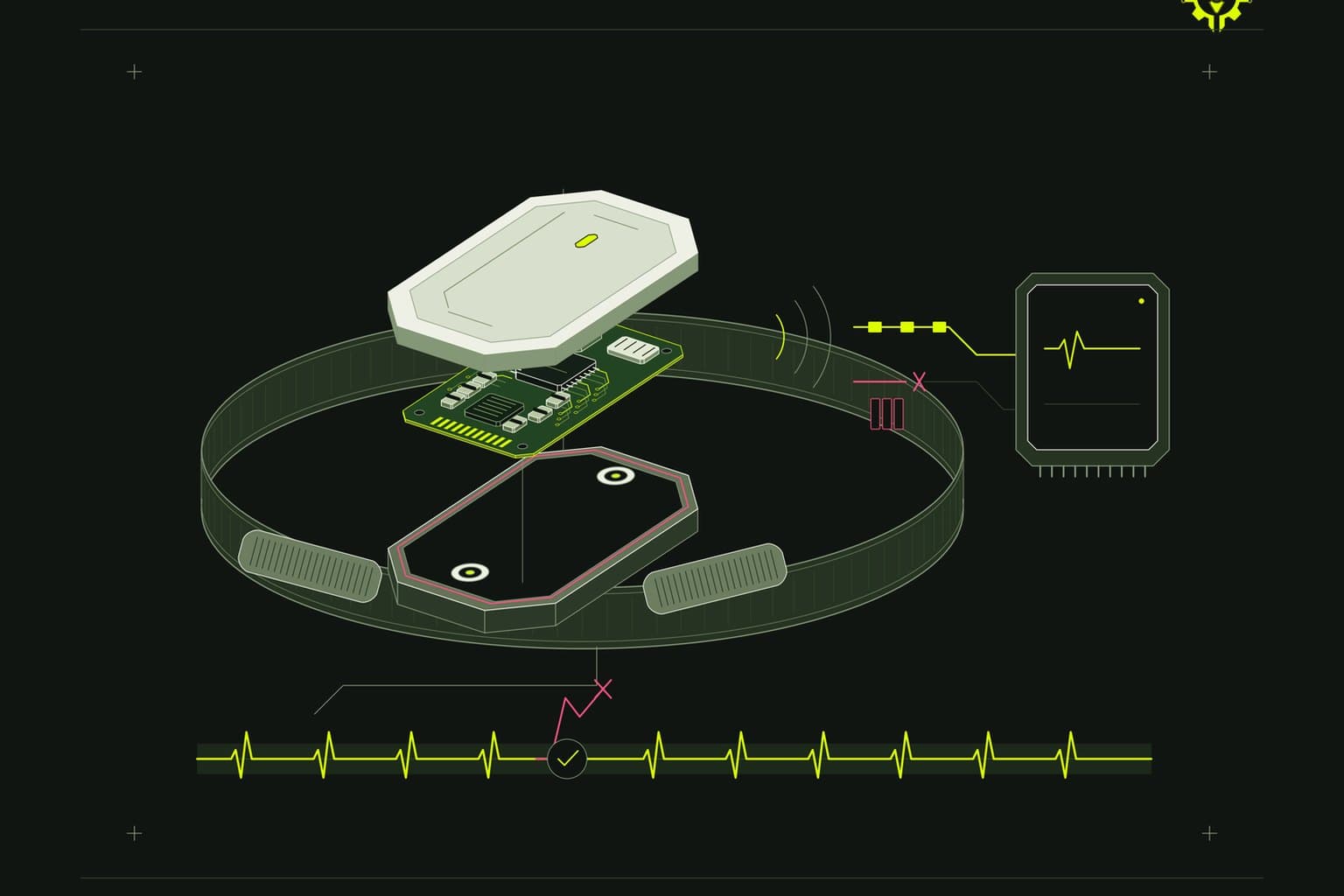 Chest-strap heart-rate sensor and firmware design for health-tracking wearables