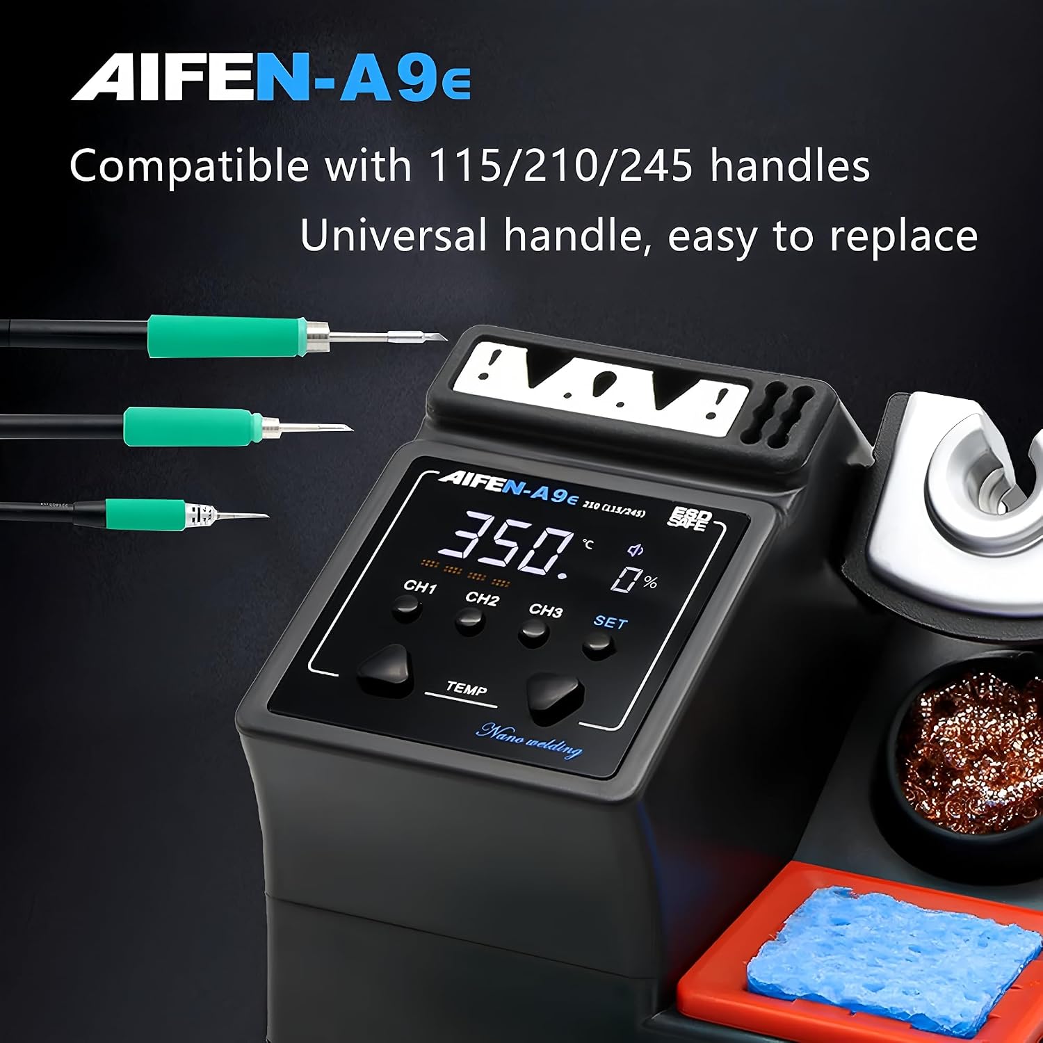 AIFEN A9E Soldering Station (160 W, JBC-compatible) 4