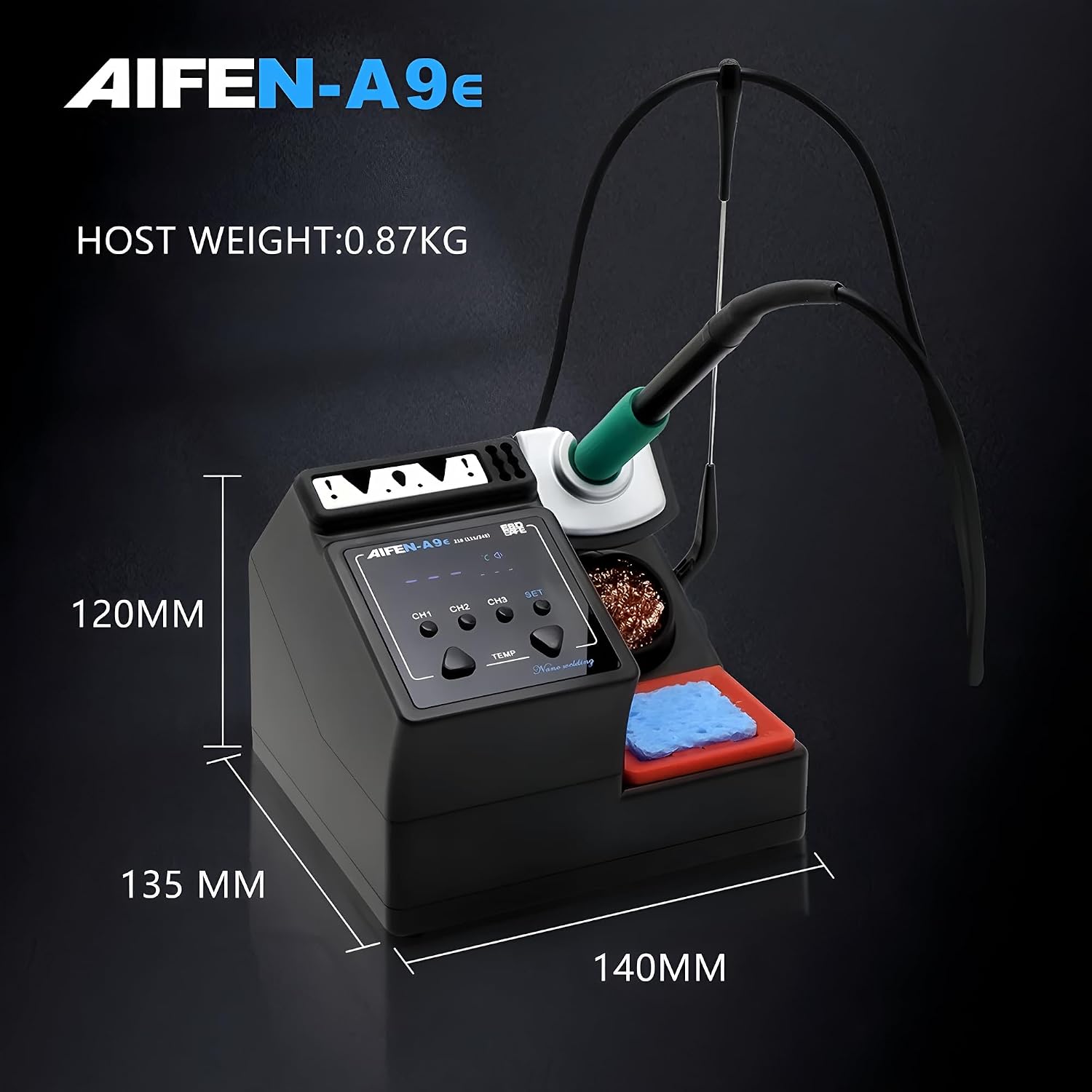 AIFEN A9E Soldering Station (160 W, JBC-compatible) 5