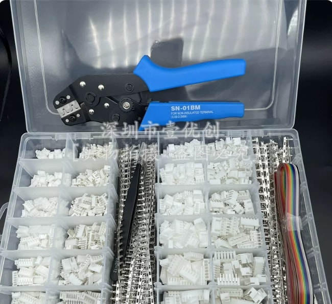 JST XH 2.54 + PH 2.0 Connector Kit with SN-01BM Crimping Tool 2