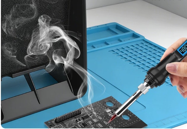 Luxianzi LXZ-400 Solder Fume Extractor (ESD-safe, activated carbon) 2