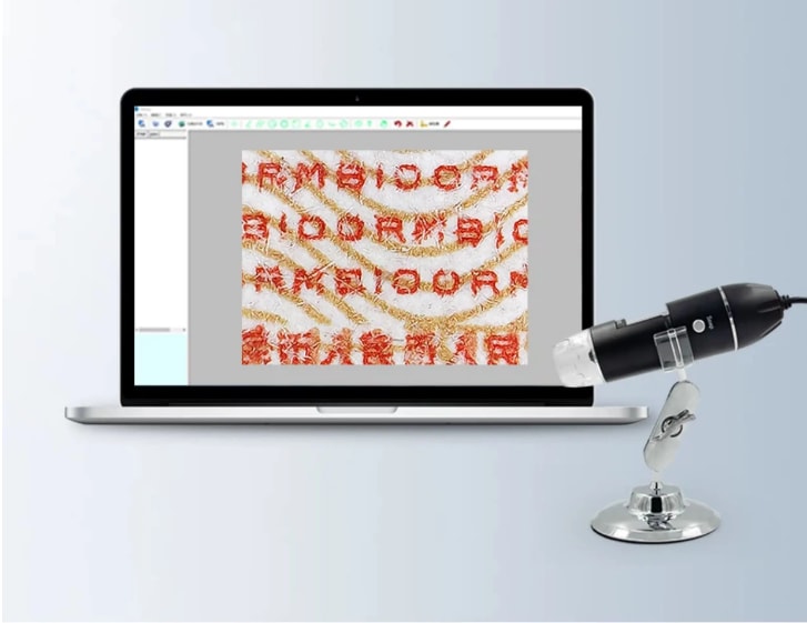 USB Digital Microscope with Lift Stand (up to 500×, 8 LEDs) 4